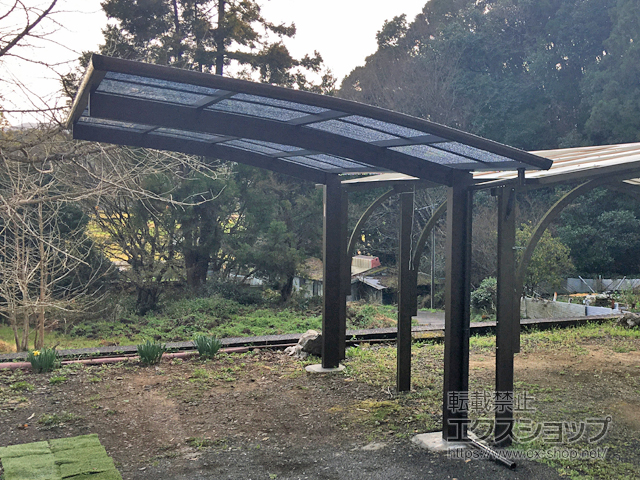 佐賀県嬉野市ののカーポート プレシオスポート 積雪〜20cm対応 施工例