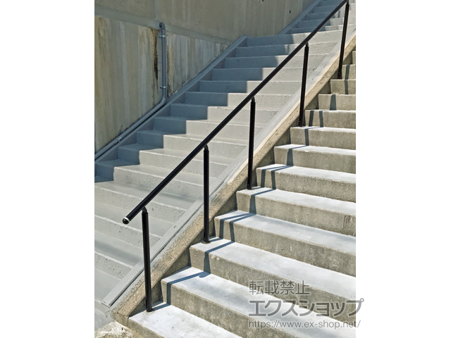 広島県広島市のの手すり パルトナーUDフェンス1型(手すり) 笠木のみタイプ 施工例