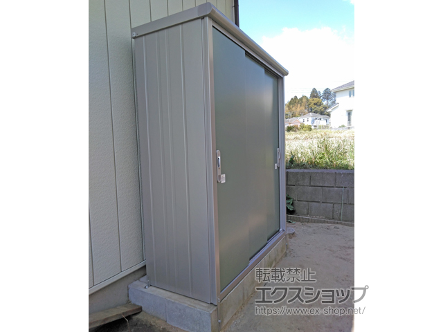 千葉県東金市のの物置・屋外倉庫 エスモ 一般型 1650×650×1959（ESE-1606A） ESE-1606A-EG 施工例