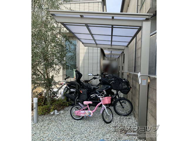 兵庫県明石市ののテラス屋根 フーゴF 独立テラスタイプ 単体 積雪〜20cm対応 施工例