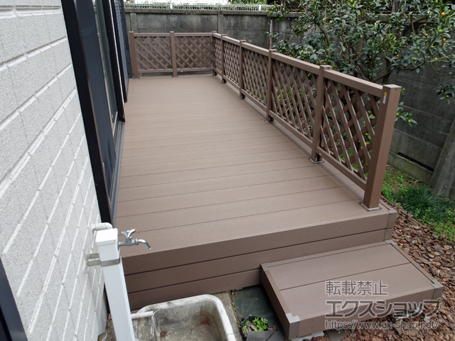 東京都世田谷区ののウッドデッキ リウッドデッキ 200 施工例