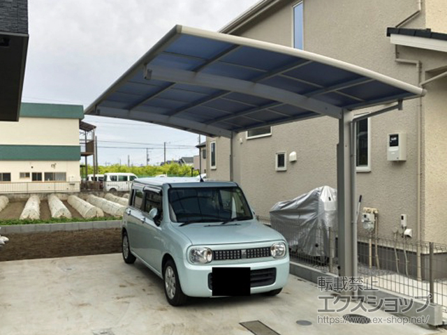 東京都小金井市ののカーポート プレシオスポート 積雪〜20cm対応 施工例