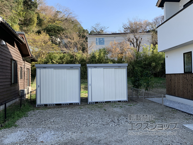 神奈川県鎌倉市のの物置・屋外倉庫 ネクスタ 一般型 ( NXN-48S-FW) 施工例