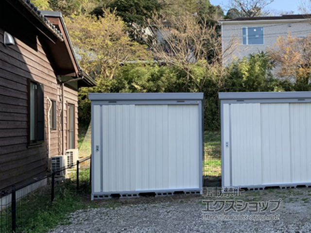 神奈川県鎌倉市のの物置・屋外倉庫 ネクスタ 一般型( NXN-48S-FW) 施工例