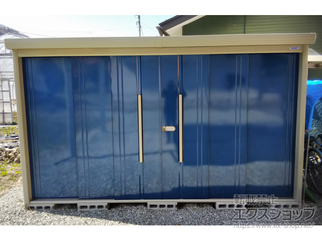 長野県諏訪市のの物置・屋外倉庫 Mr.ストックマンダンディ 一般型 3600×1922×2110 ND-3619-Y-DB 施工例