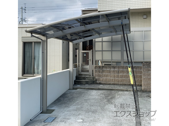 福岡県北九州市ののカーポート プレシオスポート 積雪〜20cm対応 施工例