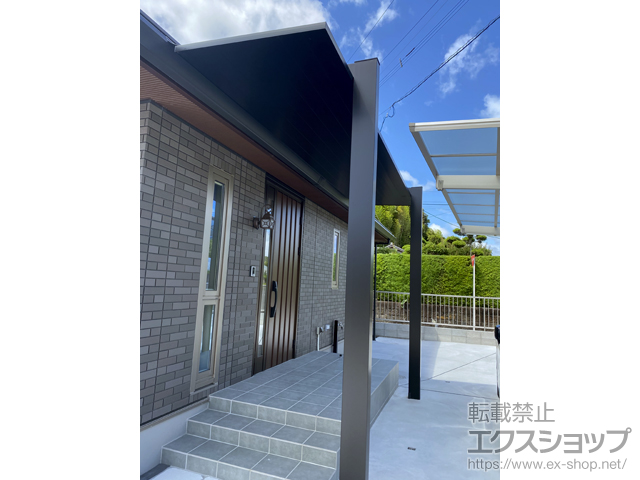 鹿児島県南さつま市ののテラス屋根 テラスSC 単体 積雪20〜cm対応 施工例