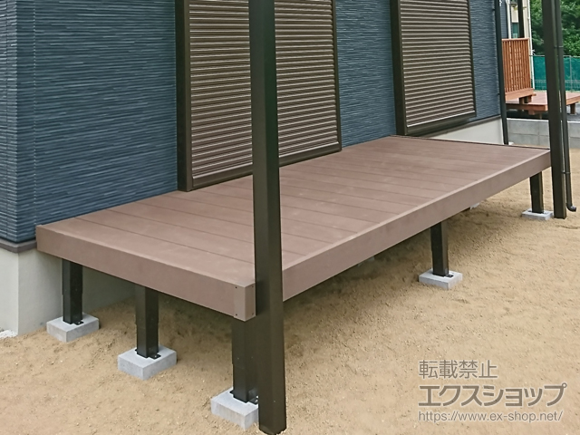 大分県別府市ののウッドデッキ リウッドデッキ 200 施工例