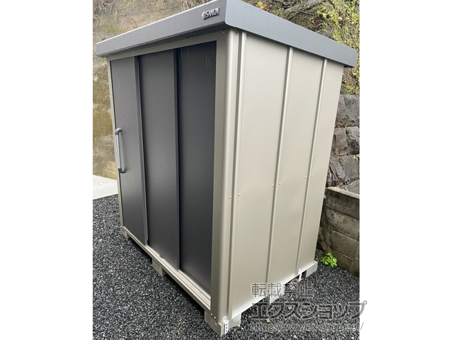 長崎県佐世保市のの物置・屋外倉庫 エスケーエイト SK8-70 一般型 1800×1200×1940 SK8-70-GK 施工例