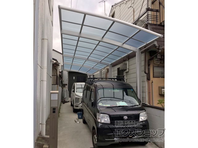 京都府京都市ののカーポート レイナポートグラン 縦連棟　積雪〜20cm対応 施工例