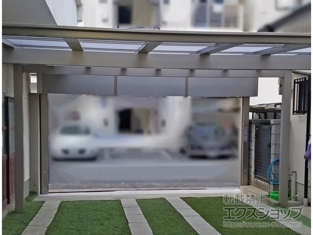 大阪府大阪市ののガレージシャッター ワイドシャッターS型 Fタイプ 施工例
