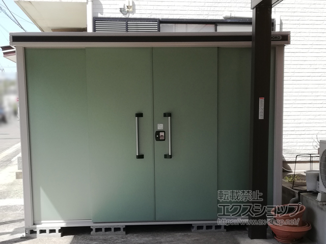 長崎県西海市のの物置・屋外倉庫 エルモ 一般型（LMD-2915） 施工例