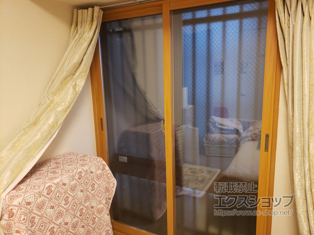 埼玉県越谷市のの二重窓（内窓） インプラス ダストバリア仕様 引違い窓 2枚建 施工例