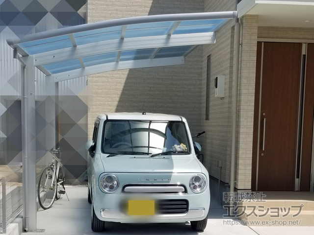 愛媛県松山市ののカーポート レイナポートグラン　積雪〜20cm対応 施工例