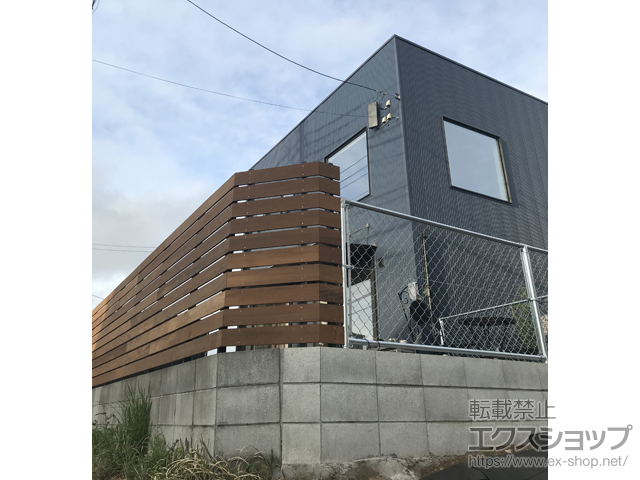 千葉県印西市ののフェンス・柵 PCフェンス A1000 施工例