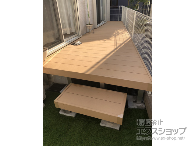 神奈川県横浜市ののウッドデッキ リウッドデッキ 200 施工例