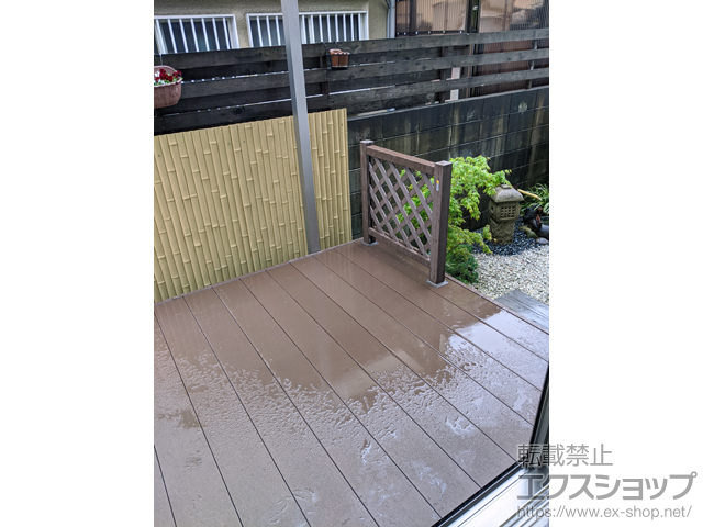 福岡県那珂川市ののウッドデッキ マージウッドデッキ 施工例