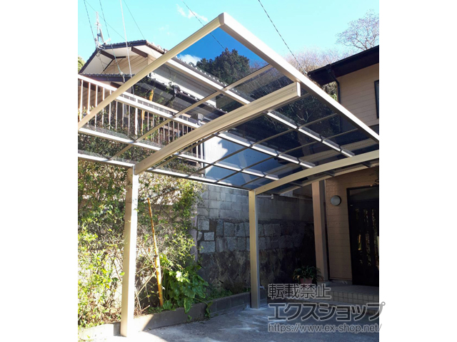 福岡県北九州市ののカーポート プレシオスポート 積雪〜20cm対応 施工例
