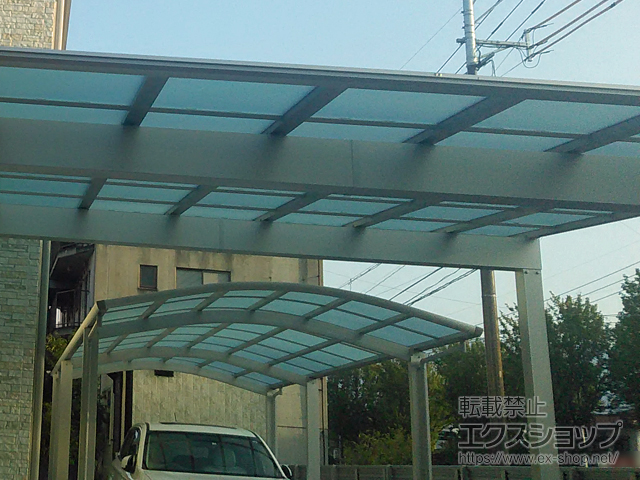 福岡県福岡市ののカーポート レイナワンポートグラン 延長　積雪〜20cm対応 施工例