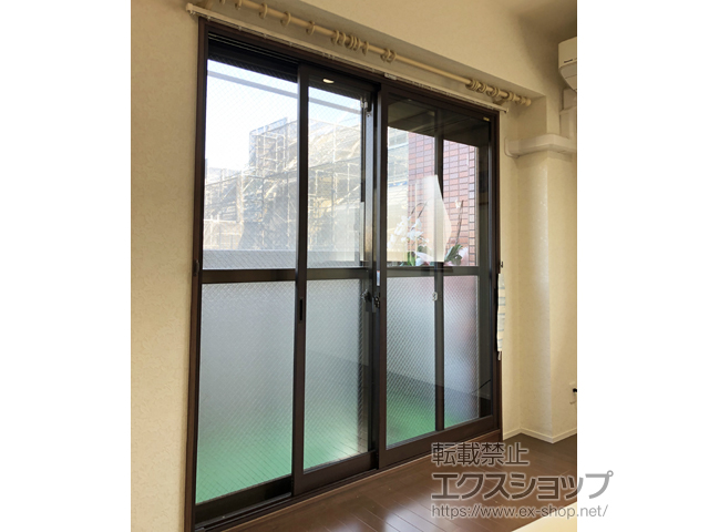 福岡県福岡市のの二重窓（内窓） インプラス ダストバリア仕様 引違い窓 2枚建 施工例