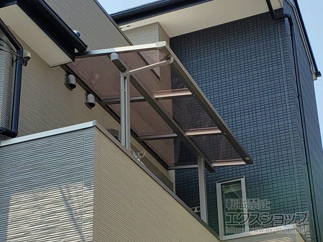 神奈川県大和市ののバルコニー・ベランダ屋根 スピーネ F型 屋根タイプ 単体 積雪〜20cm対応 施工例