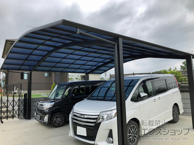 埼玉県東松山市ののカーポート レイナツインポートグラン　積雪〜20cm対応 施工例