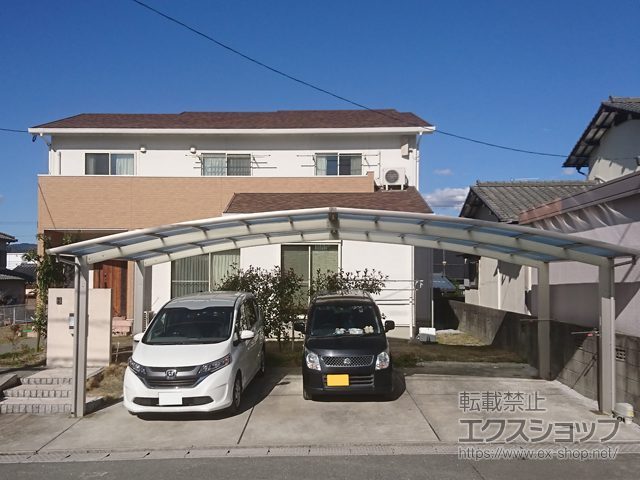 福岡県糟屋郡篠栗町ののカーポート レイナトリプルポートグラン　積雪〜20cm対応 施工例