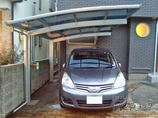 大阪府茨木市ののカーポート プレシオスポート 積雪〜20cm対応 施工例