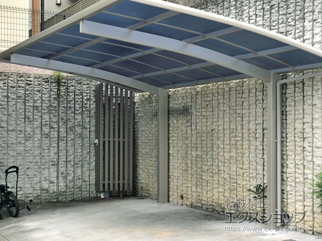 京都府京都市ののカーポート プレシオスポート 積雪〜20cm対応 施工例