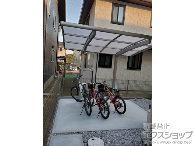 高知県高知市ののサイクルポート・駐輪場 プレシオスポート ミニ 積雪〜20cm対応 施工例