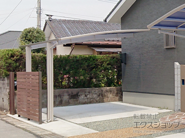 熊本県合志市ののカーポート プレシオスポート 積雪〜20cm対応 施工例