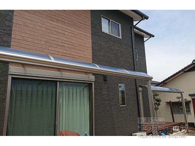 熊本県合志市ののテラス屋根 ソラリア R型 テラスタイプ 単体 積雪〜20cm対応 施工例