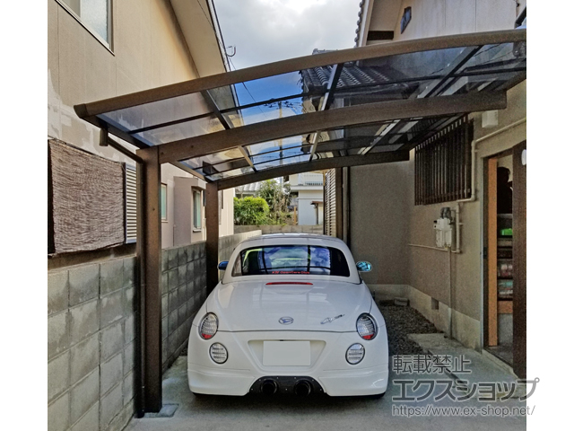 愛媛県今治市ののカーポート プレシオスポート 積雪〜20cm対応 施工例