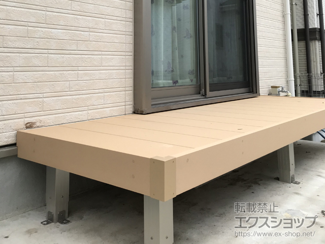 静岡県浜松市ののウッドデッキ リウッドデッキ 200 施工例