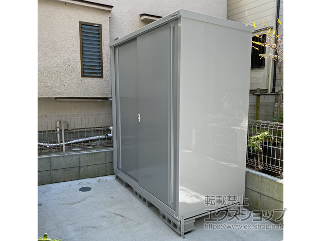 東京都日野市のの物置・屋外倉庫 シンプリー 一般型 1740×905×1903 MJX-179E-P-FS 施工例