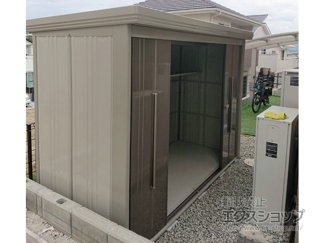 奈良県奈良市のの物置・屋外倉庫 Mr.ストックマンダンディ 一般型 2900×1222×2110 ND-2912-【B】 施工例