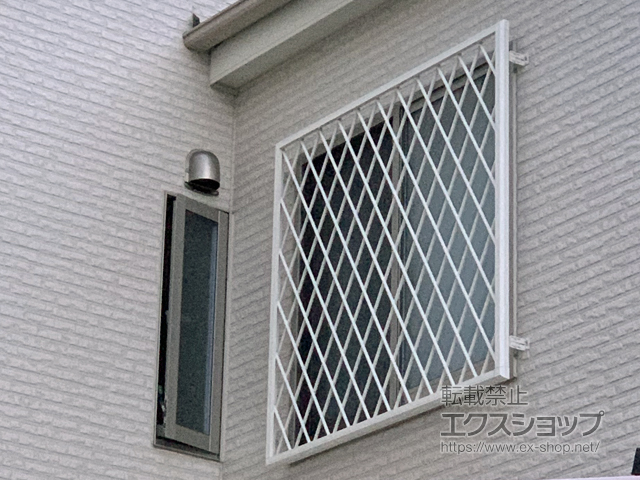 大阪府池田市のの面格子・窓格子 ラチス面格子2LA 施工例