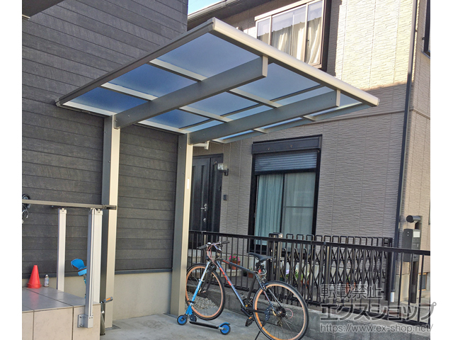 愛知県小牧市ののサイクルポート・駐輪場 エフルージュグランミニ 積雪〜20cm対応 施工例