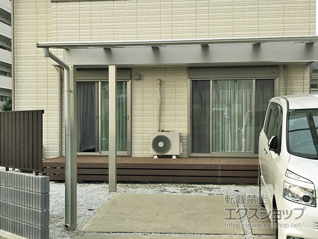 大阪府岸和田市ののカーポート エフルージュ トリプル FIRST 積雪〜20cm対応 施工例