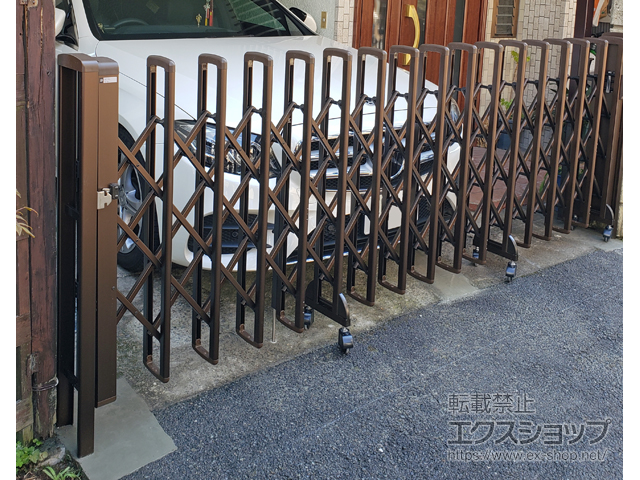 東京都北区ののカーゲート レイオス1型 ノンレール 片開き 34S 施工例