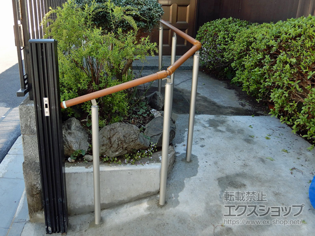 東京都小平市のの手すり パルトナーUDフェンス1型（手すり）自立タイプ＜笠木のみタイプ＞ 施工例