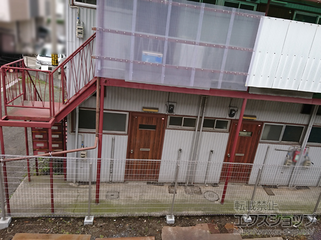 神奈川県川崎市ののフェンス・柵 ユメッシュZ型 フリー支柱タイプ 施工例