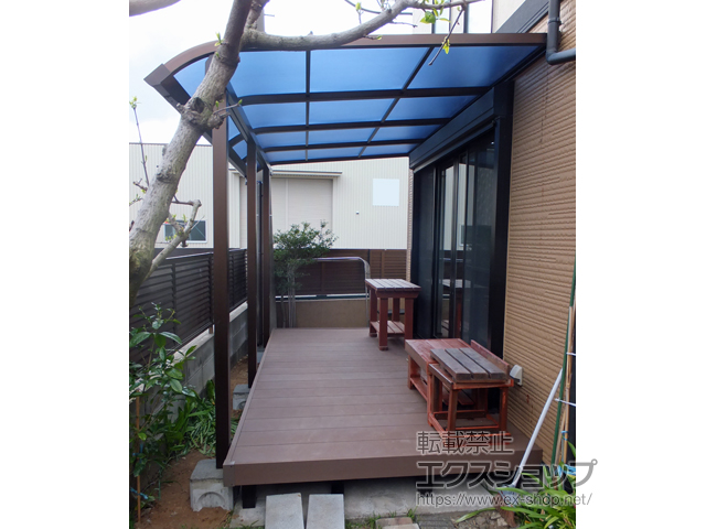 神奈川県平塚市ののウッドデッキ マージウッドデッキ 施工例