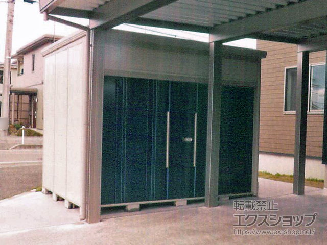 新潟県長岡市のの物置・屋外倉庫 Mr.トールマンダンディ 多雪型 3232×2290×2570（JN-S3222） 施工例