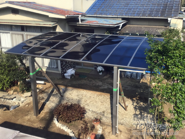 広島県福山市ののカーポート レイナポートグラン　積雪〜20cm対応 施工例