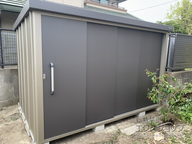 福岡県直方市のの物置・屋外倉庫 エスケーエイト SK8-180 一般型 3000×2000×1940 SK8-180-GK 施工例