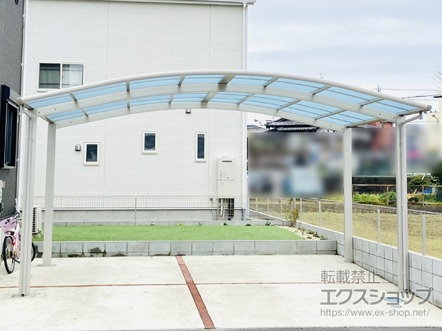 茨城県下妻市ののカーポート レイナツインポートグラン　積雪〜20cm対応 施工例