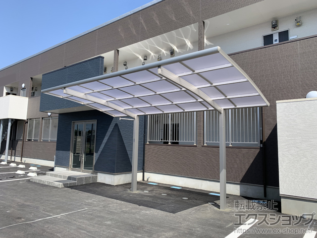 鹿児島県薩摩川内市ののカーポート プレシオスポート 積雪〜20cm対応 施工例