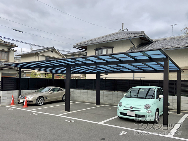 京都府京都市ののカーポート エフルージュ ツイン FIRST 積雪〜20cm対応 施工例