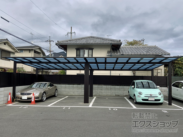 京都府京都市ののカーポート エフルージュ ツイン FIRST 積雪〜20cm対応 施工例